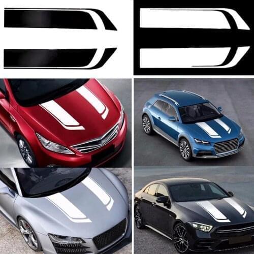 Car Sticker Hood Sticker Decal Racing Sports Stripe S Hood Decorative Decal Universal Sticker 85x24cm