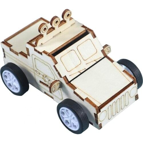 Kids Science Experiment Car Model Realistic Inertia Driving Eco-friendly Kids DIY Car Toys for Children Early Education