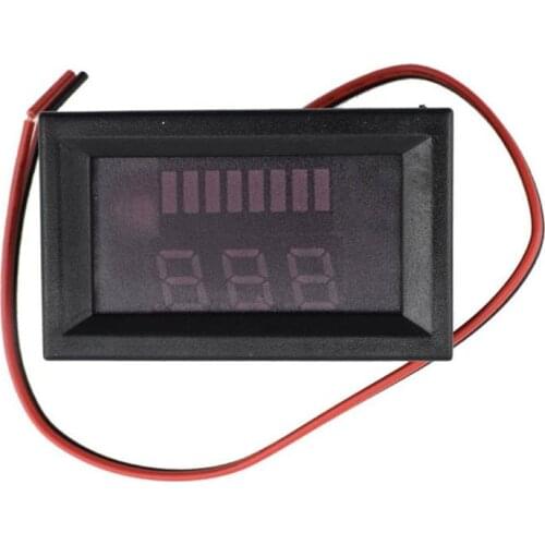 Battery Strength Indicator Digital Display LED Electric Tester Battery Capacity Gauge Accessories