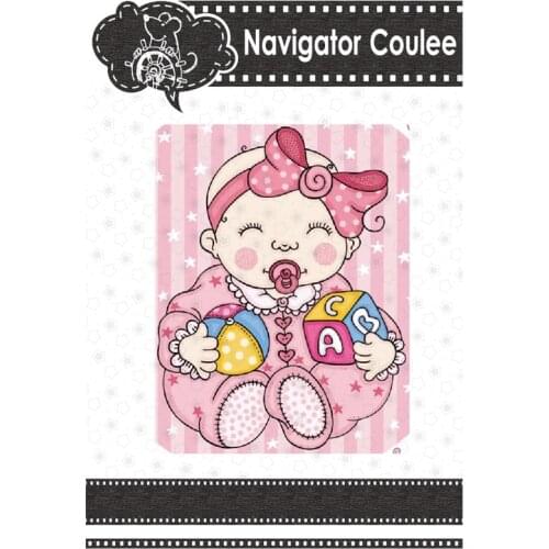 Cute baby cut die, metal cutting card production, pacifier football crafts birthday album embossed decoration DIY new 2021