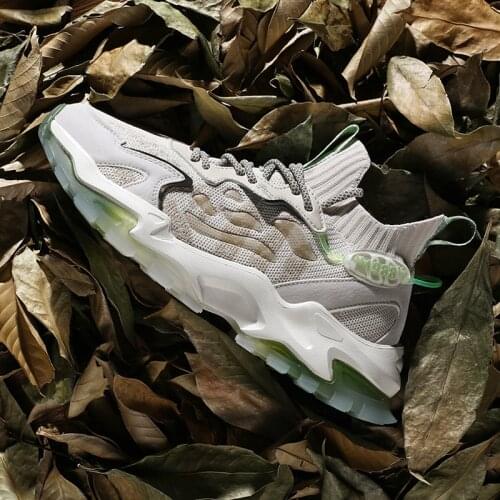 ADBOOV Reflective Sock Sneakers Men Trendy Chunky Shoes Trainers Men