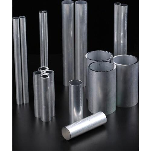 2pcs 305mm length 13.2mm-13.6mm outer diameter 6061 aluminum tube hollow cylindrical pipe capillary duct 3mm-10.8mm inside DIA