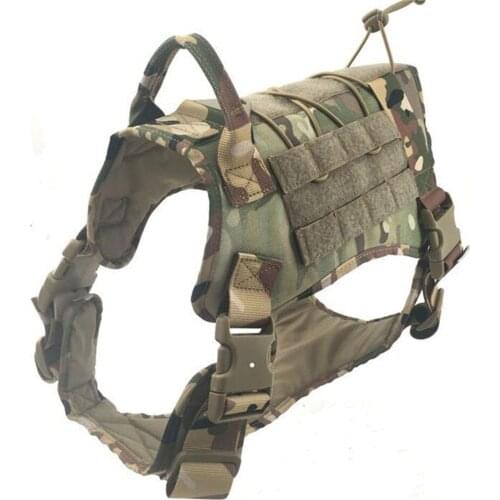 Nylon Pet Dog Vest Harness Sets Outdoor Training Dog Clothes for Medium Big Hunting Dog P7Ding