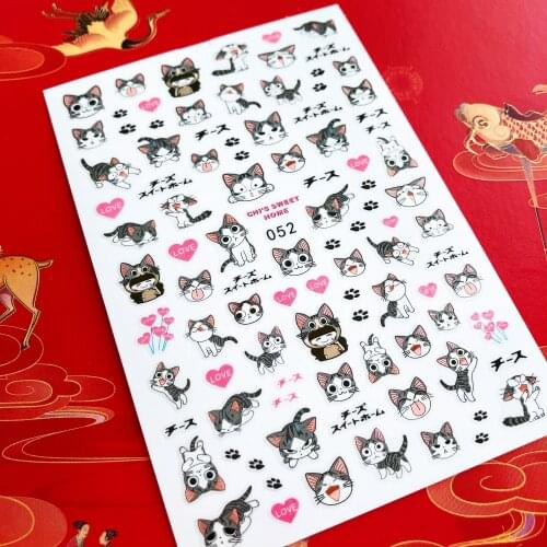 Newest Cartoon character 3D Back glue Nail decal Nail sticker Nail decoration Nail art Nail tool Nail HL92