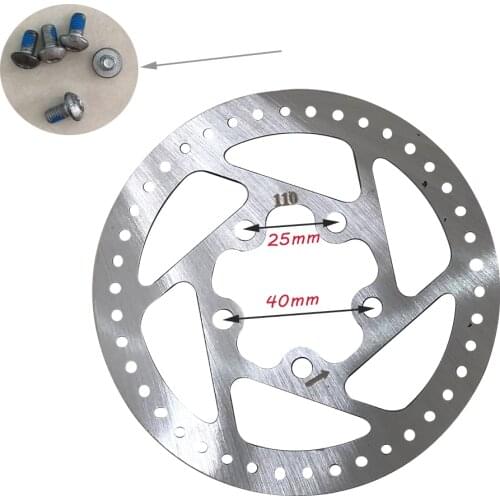 110mm 120mm Brake Semi-Metal Disc Rotor Pad Brake Lever Disk Break Cabel For Xiaomi Mijia M365 Pro Electric Scooter