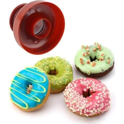 Donut Maker Donut Mould Cut Doughnut Machine Fast Portable Cake Mould Deep Fry Bread Desserts Maker Kitchen Baking Tools