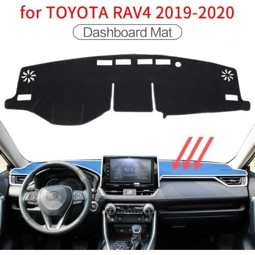 Smabee for Toyota RAV4 2019 2020 XA50 RAV 4 Anti-Slip Car Dash Mat Dashmat Protective Carpet Dashboard Cover Pad Accessories