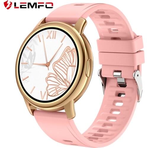 LEMFO LF28M Smart Watch Women Full Touch DIY Watch Face Lady Smartwatch IP68 Waterproof Girl For Android IOS 30 Days Standby