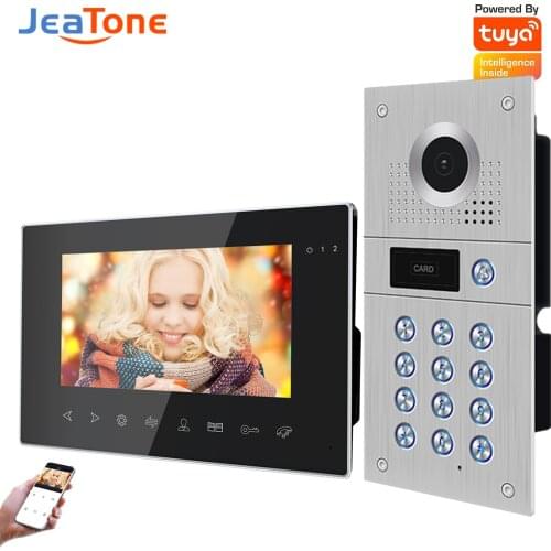 Doornanny Video Intercom System Video Doorbell Doorphone For Villa High Builidng Apartment Home 960P 170° Wild Angle Monitor Kit