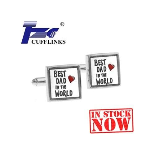 Dad Father Cufflink Cuff Link 2 Pairs Free Shipping