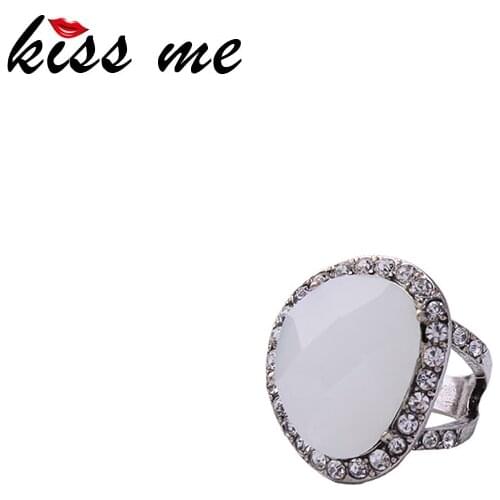 KISS ME Geometric Rings for Women Alloy Retro Accessories New Design Brand Ring 2016 NEW