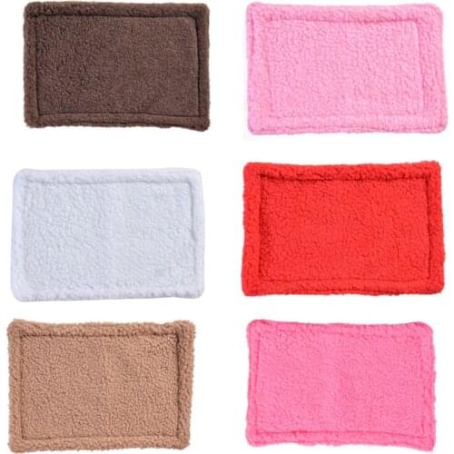 30*20cm Pet Hamster Bed Pad Warm Sleep Mat For Chinchilla Bunny Hedgehog Hamster House Guinea Pig Cushion Nest For Small Animals