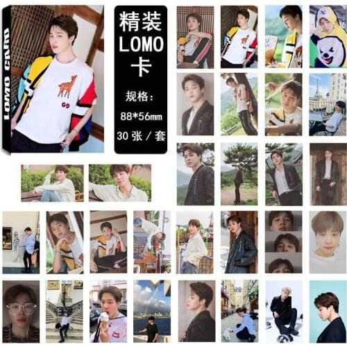 30 Pieces / Set K-POP Bangtan Boys Poster 2019 Summer Package In Korea Lomo Card Photocard SUGA JUNGKOOK JIMIN Wall Sticker