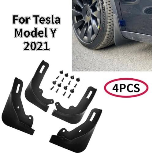 For Tesla Model Y 2021 Car Mud Flaps Mudflaps Splash Guards Mud Flap Mudguards Fender Flares Auto Accessories