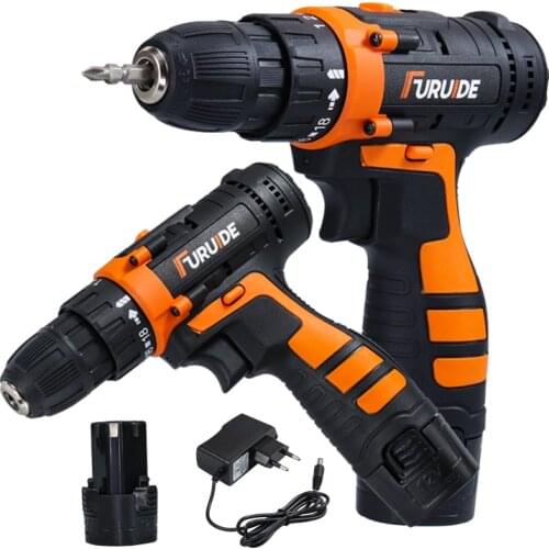 Brushless Electric Drill Lithium-Ion Battery Impact Drill Mini Wireless Power Tool Multifunction Electric Screwdriver Home DIY