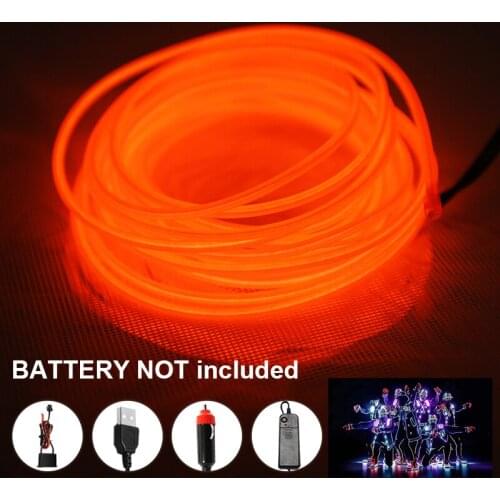 El Wire Flexible Soft Tube Lights Christmas Anime/Body Woman/Rooms Rope Decor LED Neon Sign Under Car Neon Light LED Strip Sign