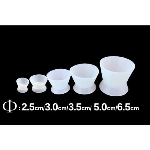 Medical Dental Lab Silicone Mixing Cup Self-solidifying Cups Dentist Gifts Dental Tools Medical Equipment Rubber Mixing Bowl