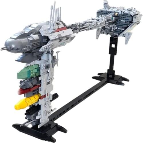 MOC Nebulon-B Escort Frigate Block Model Transport Ship bricks Medical Model Assemble Educational Childrens Toy Collection Gift