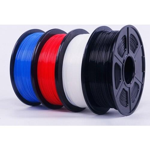 3D Printer Filament PLA 1.75mm 1KG Colorful High quality Plastic Printing Material 6 Colors White Black