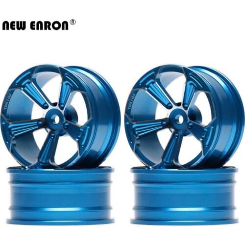 NEW ENRON 5 Spoke Aluminum Alloy Wheels Hub Rims 4Pcs For RC Car 1/10 On-Road Drift Traxxas Sakura Tamiya HSP HPI Kyosho RedCat