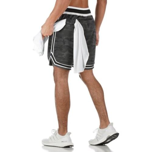 New jogging shorts summer mens brand fitness training quick-drying breathable sports shorts men