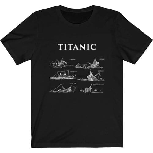 Titanic Sinking Gift Poster Vintage Memorabilia Movie Shirt Unisex Cotton Hoodie Tank top Long Sleeve Clothing