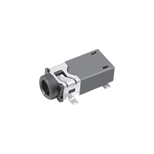 1000pcs Phone Jack Diameter 2.5mm 4 pin for 4 poles stereo audio plug SMT reflow solderable with locators DC30V 0.5A Rohs