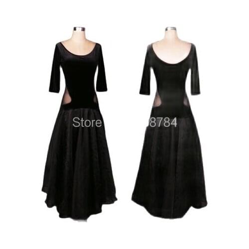 Modern new winter modern skirt dress dress skirt performance Ballroom dancing practice dress skirt