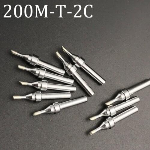 Top quality 200M-T-2C for QUICK 203H 204H 205H Welding tips Soldering Iron Solder Tip 200M Series High Frequency Solder iorn