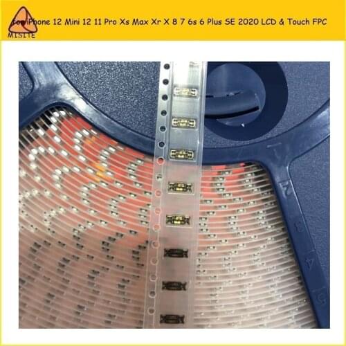50Pcs fo iPhone 12 Mini 12 11 Pro Xs Max Xr X 8 7 6s 6 Plus SE 2020 LCD Screen motherboard FPC Connector for iPhone 12 Pro