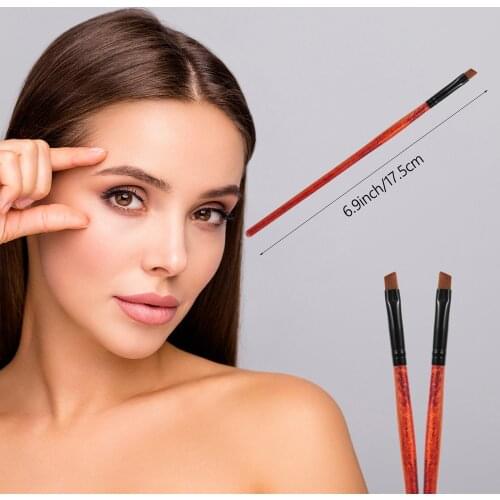 1pcs Eyebrow Brush High Quality Elite Angled Eye Liner Eyebrow Brush Tool For Women/lady Cosmetic Maquiagem Brushes