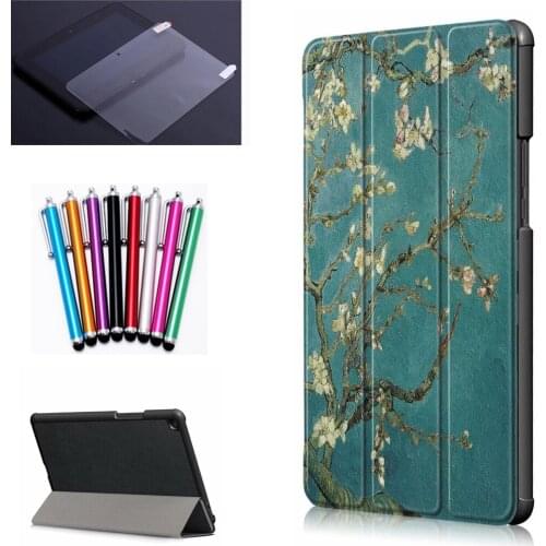2018 Newest Tablet Cover Case For Xiaomi Mipad 4 Plus Mi Pad 4 plus 10.1 inch Magnetic Stand Smart skin shell+screen protector