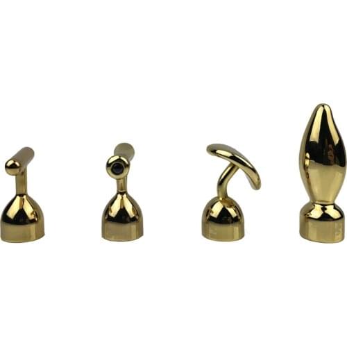 Energy Beauty Pen 4 in 1 Golden Bar T Shape Spoon V Face Slimming Vibration Massage Skin Care Tool Anti Wrinkle Facial Massager