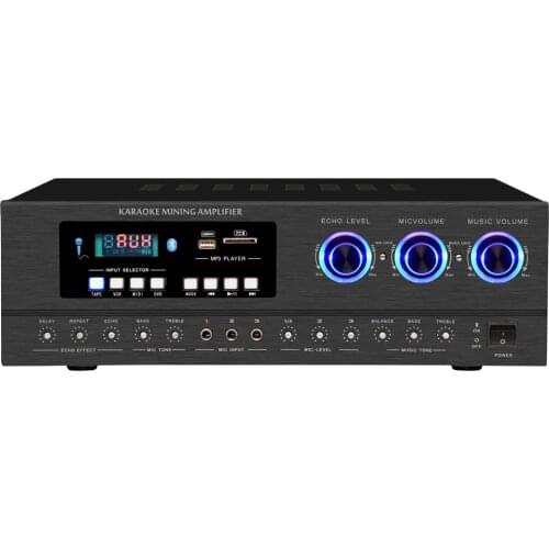 AV1500 2 Channel Echo Effect Karaoke Mixing Power Amplifier