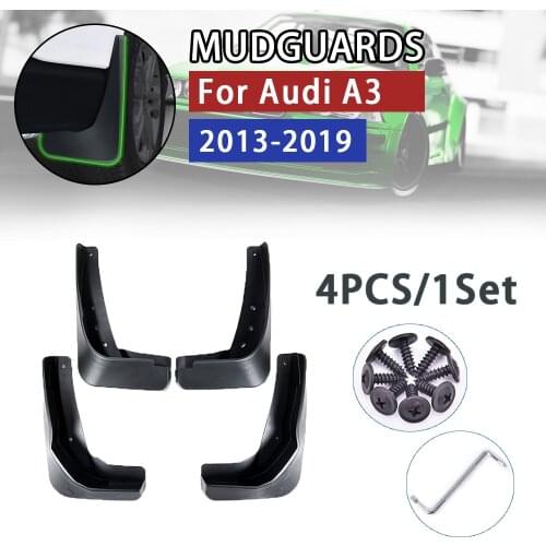 Car Mudflap Fender for Audi A3 Sedan Saloon 2013~2019 Mud Guard Flap Splash Flaps Mudguards Accessories 2014 2015 2016 2017 2018