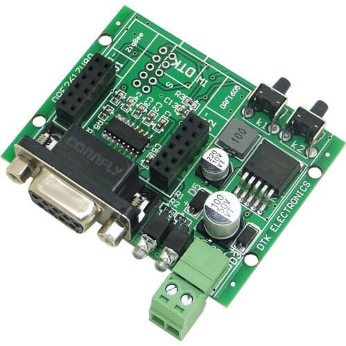 CC2530 ZigBee Module RS232 to TTL Base Plate (DRF1605-RS232A) Wide Pressure Upgrade