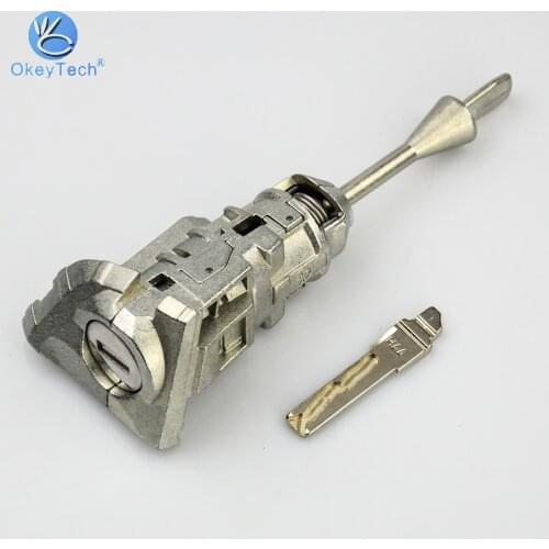 OkeyTech for V W Volkswagen GOLF 7 Original HU66 Practice Locks Door Lock Cylinder Lamando Car Practice Lock Cylinder With Key