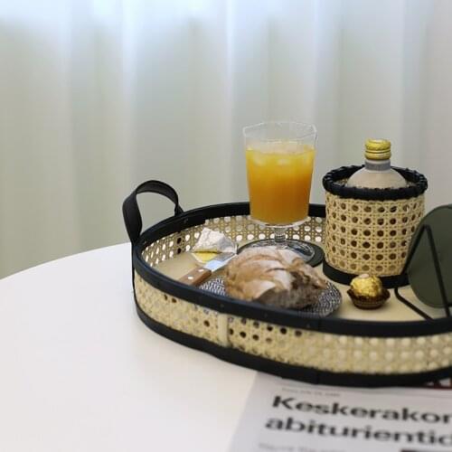 Home Food Storage Basket Table Door Table Sundries Container Bread Coffee Perfume Keys Makeup Organizer Basket Kitchen Storage