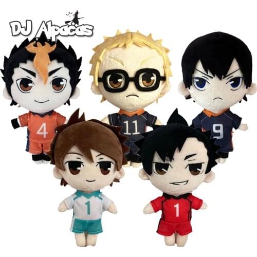 Haikyuu Amine Plush Toy Hinata Syouyou Tsukishima Kei Oikawa Tooru Cute Cosplay Action Stuffed Doll Toys for Birthday Gifts