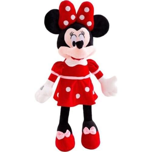 Hot Sell Cute Disney Mickey Mouse Minnie Plush Toys Stitch Tiger Vigny Bear Animals Stuffed Doll Children Birthday Gifts