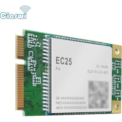 Quectel EC25-EC MINIPCIE LTE Cat-4 module 150Mbps B1/B3/B7/B8/B20/B28A is suitable for Europe/Middle East/Africa/Korea/Thailand