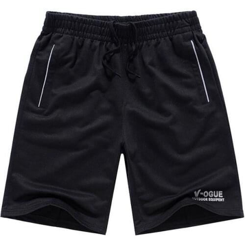 New 2020 Men Summer Sport Fertilizer Plus-size 5XL Loose Knit Fitness Short Trousers Elastic Waist Bermuda Straight Shorts