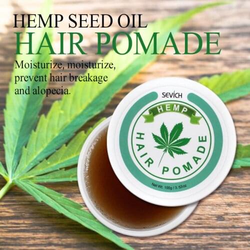 Sevich Mens Pomade Hemp Hair Wax Long-lasting Holding Fragrance Hair Styling Product Hair Cream for Men