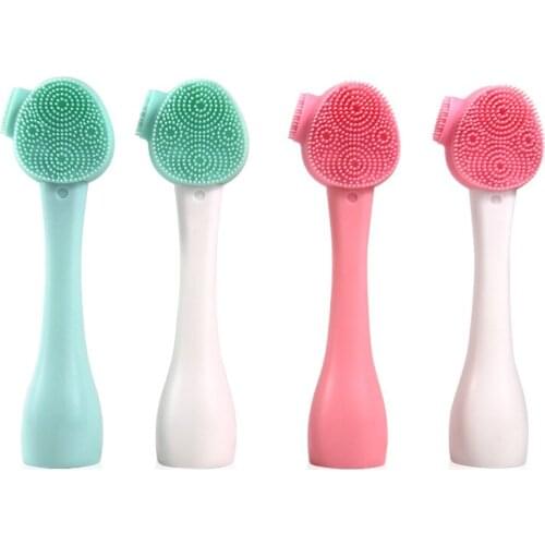 New Silicone Facial Cleansing Brush Massage Makeup Remover Silicone Soft Wash Brush Face Deep Clean Cosmetic Beauty Tools