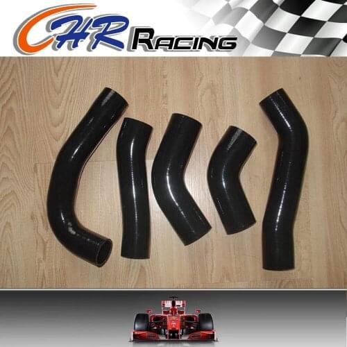 NEW SILICONE INTERCOOLER TURBO HOSE FOR TOYOTA SUPRA MK3 MA70 BLACK