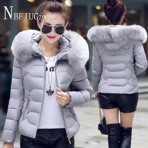 Pink White Black Grey Blue Colors Women Parkas M-3XL Slim Female Jacket
