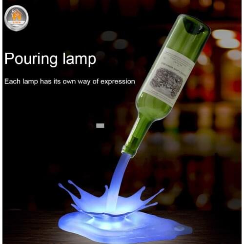 RGB LED Decoration Light Smart Modular Touch Novelty Lights USB Creative Wine Bottle Colorful Night Light Holiday Bar Party