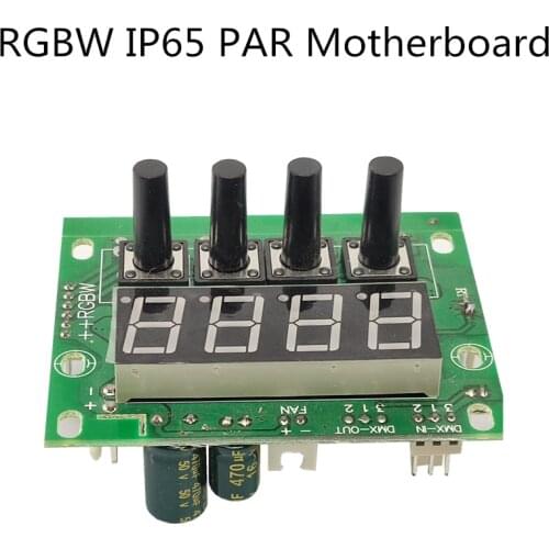 RGBW DC 12-36V IP65 PAR motherboard, waterproof par motherboard, 4 / 8CH professional