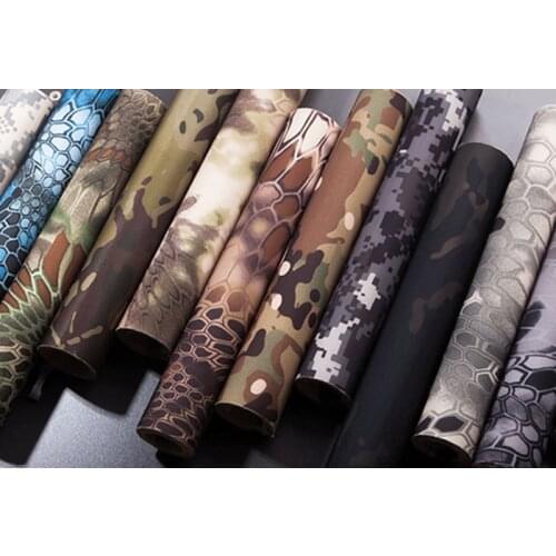 DIY wallpaper Creativity Tactical Camouflage self-adhesive cloth Elastic Tape Airsoft Gun Military Fan Multicam Sticker Cloth