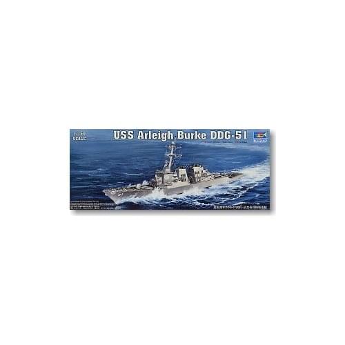 Trumpeter 1/350 scale war ship 04523 US Burke-class DDG-51 "Arleigh Burke" missile expulsion